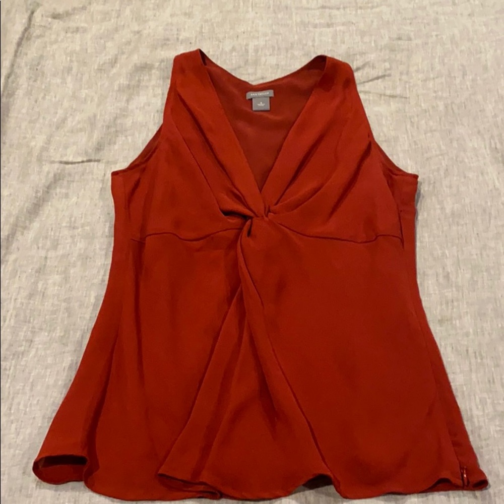 Dressy red tank.